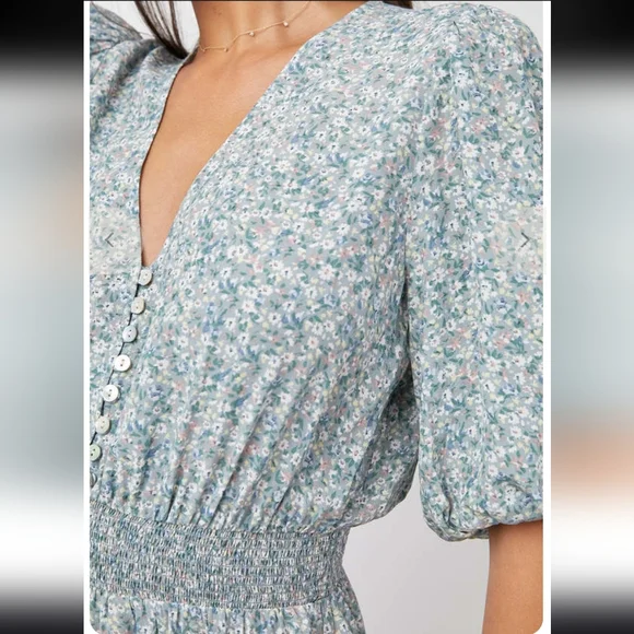 Rails May Mini Dress Bellflower Blue Small - Picture 3 of 12